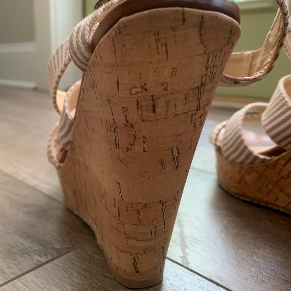 Chinese Laundry 5” cork wedge heels - size 8 - Picture 6 of 16